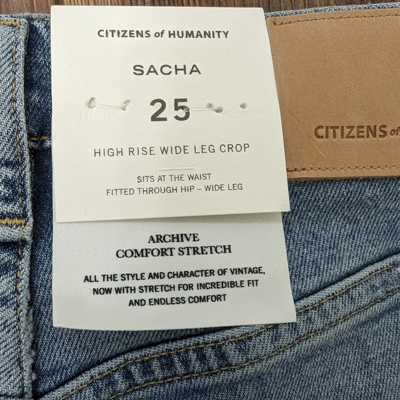 NWT Citizens of Humanity Jeans -Sacha sz. 25 - Picture 6 of 7